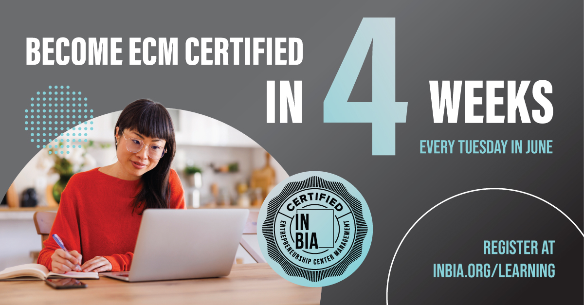 Your fast-track to ECM certification begins in 2 weeks on June 3rd. Register today and complete your certification in one third of the time! This 4-week intensive begins June 3, 2025 - so ACT QUICK! Register at InBIA.org/learning