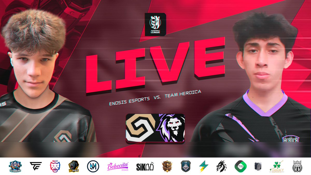 Supremacy League (@cr_supremacy) on Twitter photo ๐ด ๐๐๐๐ - ๐๐๐๐๐ ๐
๐ฏ ๐๐๐๐๐ ๐ - ๐๐๐๐๐ ๐
โ๏ธ DUEL FOR QUALIFICATION!
If Team Heroica takes the 3 points, they SECURE their spot in the PLAYOFFS ๐
Enosis Esports has only ONE OPTION: WIN โ or risk falling in the standings! ๐ฅ
Good luck to both, and may the ๐ด ๐๐๐๐ - ๐๐๐๐๐ ๐
๐ฏ ๐๐๐๐๐ ๐ - ๐๐๐๐๐ ๐
โ๏ธ DUEL FOR QUALIFICATION!
If Team Heroica takes the 3 points, they SECURE their spot in the PLAYOFFS ๐
Enosis Esports has only ONE OPTION: WIN โ or risk falling in the standings! ๐ฅ
Good luck to both, and may the