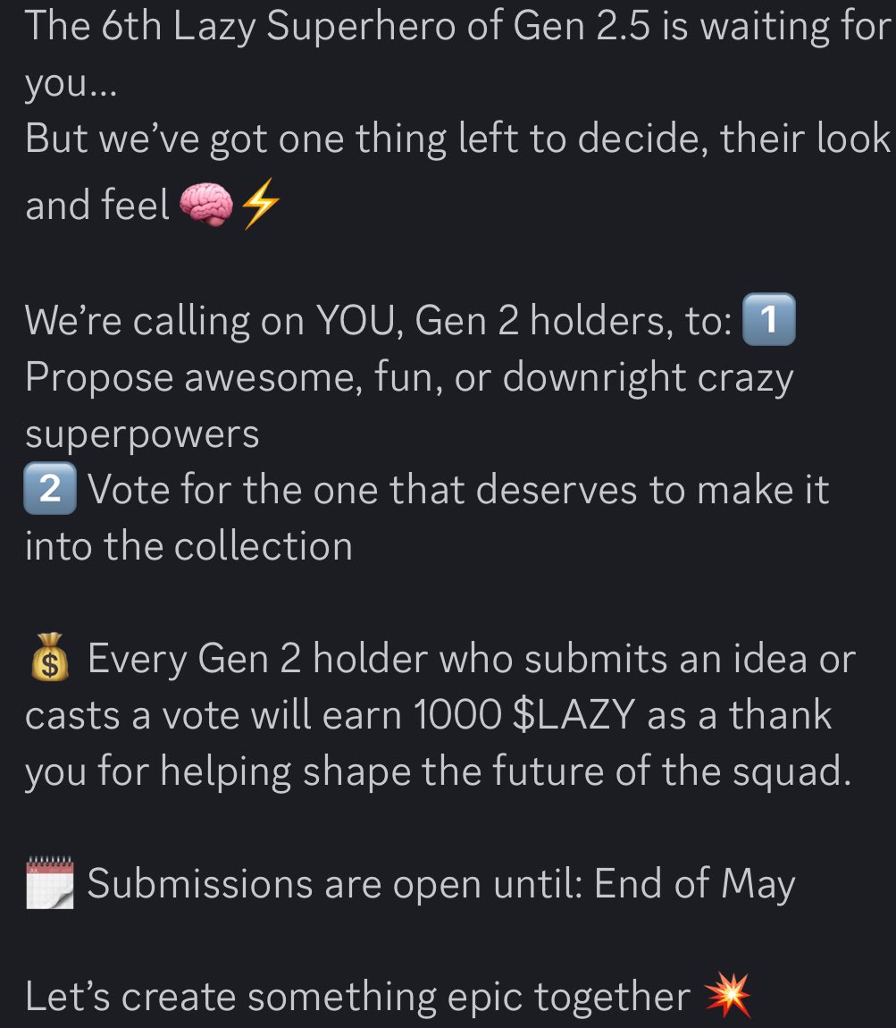 ⚡️GM Lazy People! ☕️

Get Your $Lazy thinking caps on 🤔🧢