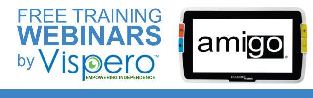 Vispero_HQ's tweet photo. Have you registered? There is still time to join us on Thursday, May 22 at Noon Eastern for a live webinar featuring the Amigo by Enhanced Vision. We will discuss Dynamic Contrast, Edge Effects, and how the Amigo can be your companion for healthy vision. #ACVREP credits available during live webinar. Register now: https://t.co/htv2wEWtjp