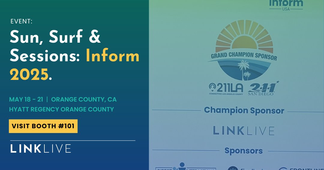 🥁 Big moment @ Inform 2025! As Champion Sponsor, LinkLive is proud to announce the Networker of the Year Award Winner during lunch today! We believe in the power of people + technology, and honored to recognize those who are making meaningful change in how we connect and serve.
