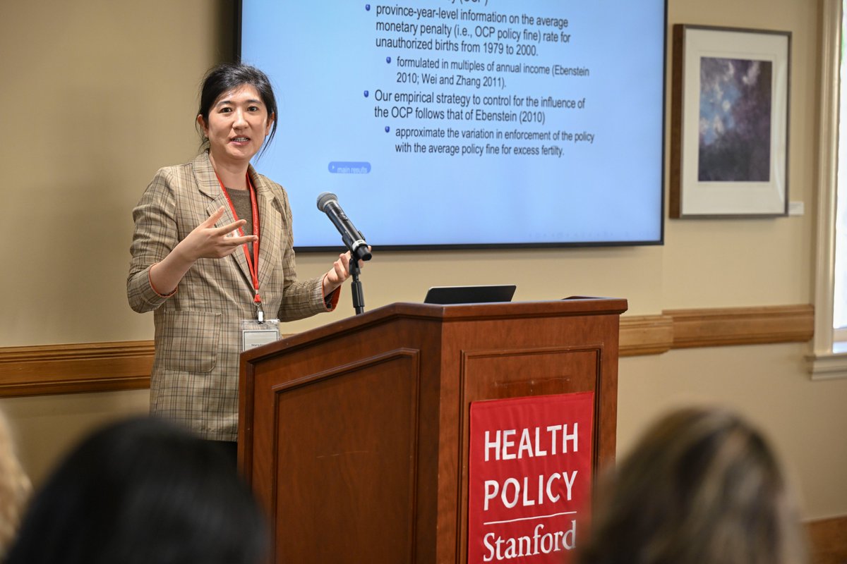 StanfordHealthPolicy (@stanfordhp) on Twitter photo Meiping Aggie Sun, assist. prof of econ <a href="/FordhamNYC/">Fordham University</a> presents work at #RosenkranzGlobal on the long-term and multi-generational impacts of skilled birth attendance (SBA) = a 2.6% higher monthly income in adulthood if at least one parent experienced SBA. Learn More: Meiping Aggie Sun, assist. prof of econ <a href="/FordhamNYC/">Fordham University</a> presents work at #RosenkranzGlobal on the long-term and multi-generational impacts of skilled birth attendance (SBA) = a 2.6% higher monthly income in adulthood if at least one parent experienced SBA. Learn More: