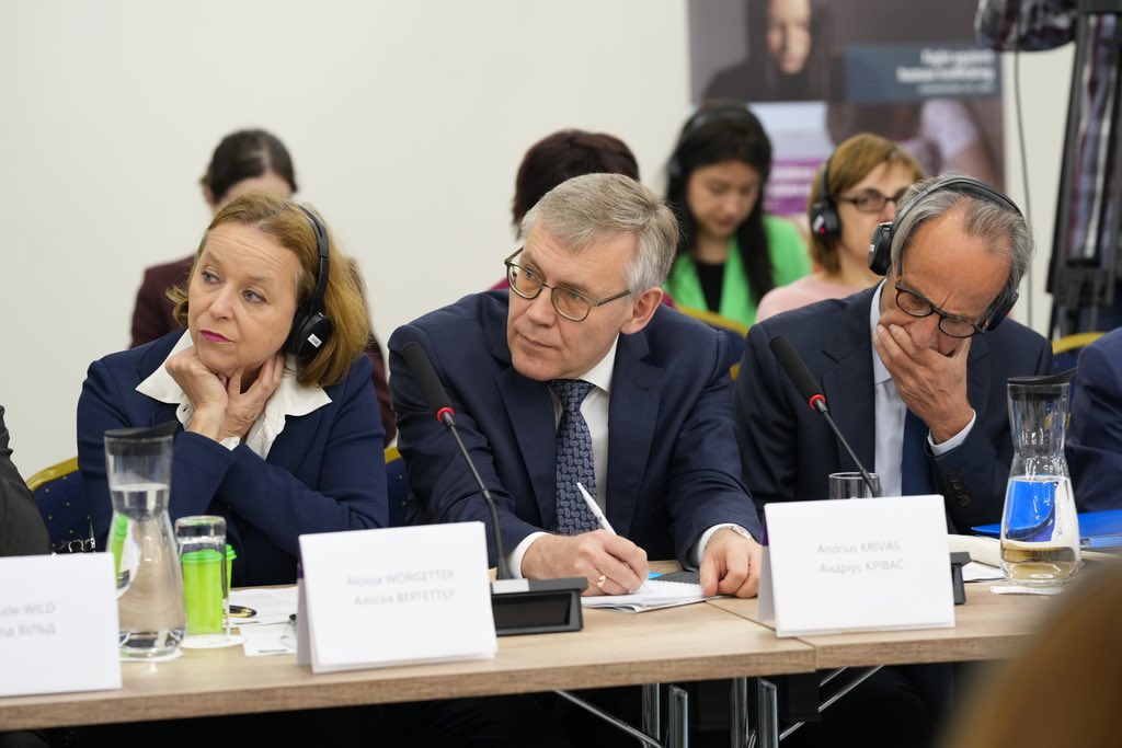 Honoured to speak at 3rd Steering Committee meeting for Council of Europe Action Plan for Ukraine 2023–2026. Ukraine stays firm on its path of reforms amid rus full-scale war. Grateful to <a href="/coe/">Council of Europe</a> for solidarity &amp; our joint efforts to bring Russia to accountability #StandWithUkraine