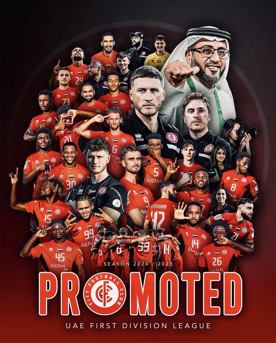 First season in the UAE starts with a promotion 🔴⚪️
