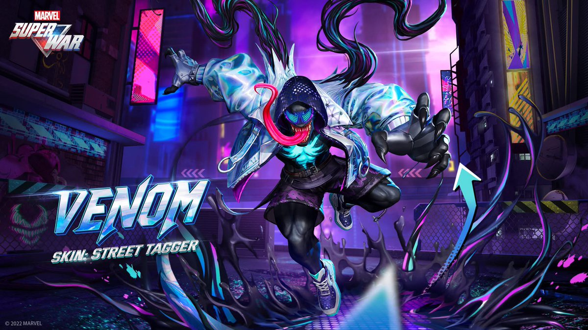 thevenomsite's tweet photo. If Marvel Rivals can do more collab skins between Marvel games, I want street wear Venom from Marvel Super War. https://t.co/MK16epfkXM