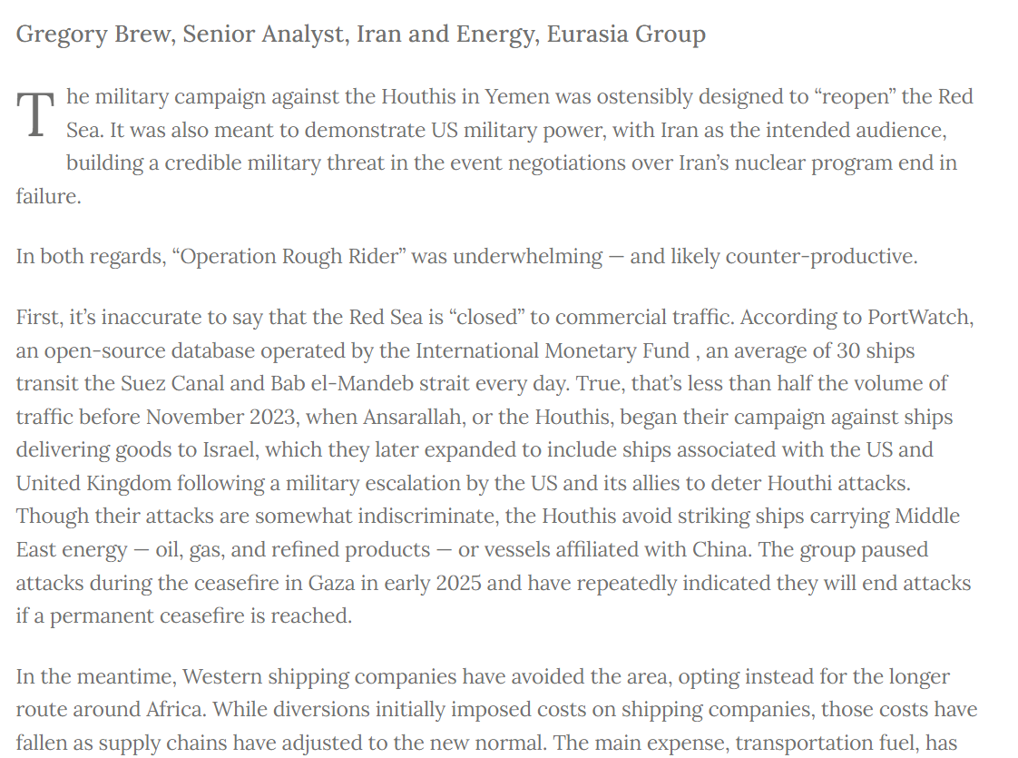 My contribution to <a href="/inkstickmedia/">Inkstick Media</a>'s panel on the US campaign against the Houthis.