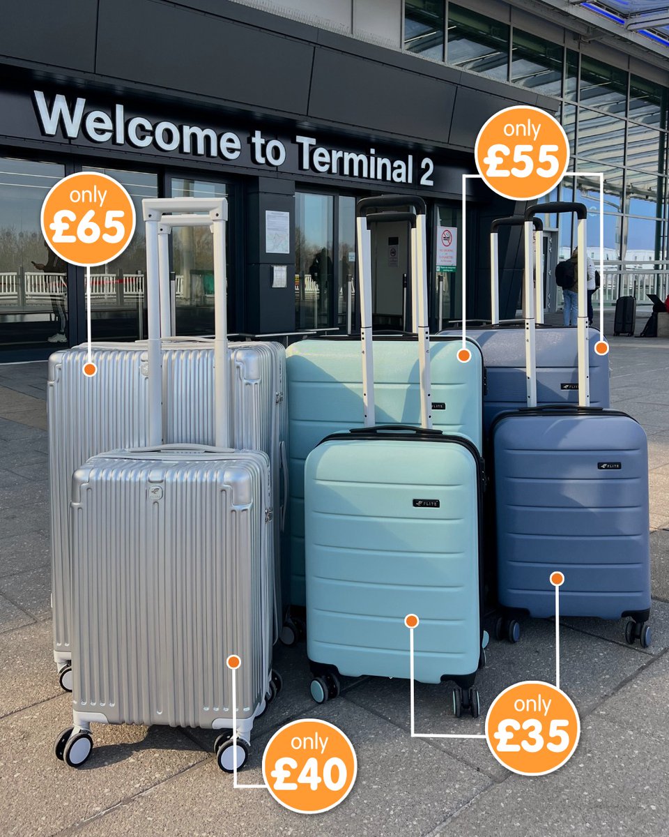 LutonRetailPark's tweet photo. TRAVEL IN STYLE ✈️🛄

Whether you're travelling long haul, or nipping for a weekend away, B&amp;M have luggage to suit your needs.

Pop in-store at Luton Retail Park before your next trip. https://t.co/xEgr7ewi6u