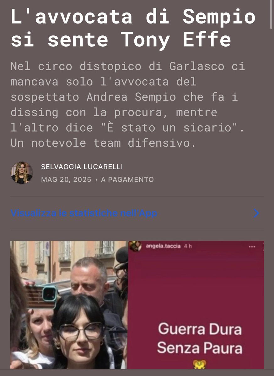 Selvaggia Lucarelli tweet media