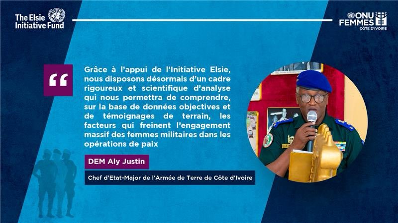 onufemmesCIV's tweet image. #FemmesPaixSécurité #ONU #ParitéEnUniforme #OMP #Elsie
