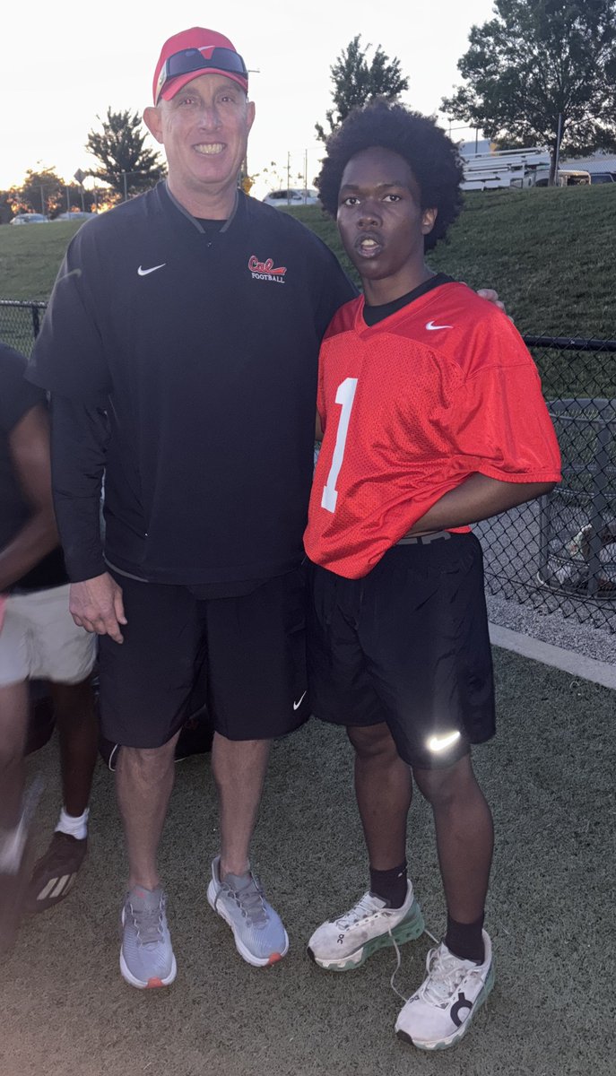 Big thanks to <a href="/CoachGaryDunn/">Gary Dunn</a> <a href="/CoachSalsCalU/">Chad Salisbury</a> and the entire staff from <a href="/VulcanFootball/">California (PA) Vulcan Football</a> for making the trip from Western Pa to check out the talent in Philly. #keepbuilding <a href="/CoachPapley/">Tony Papley</a> <a href="/CoachVenick/">Coach Venick</a> <a href="/coachjaturner/">Jawan Turner</a> <a href="/TO_65FB/">Tyler Orlosky</a> <a href="/CoachJT_410/">Jucqui Taylor</a>