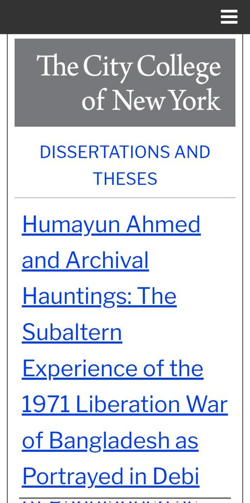 PayelEliza's tweet photo. Someone wrote a research paper on my favourite novel Debi by Humayun Ahmed https://t.co/N1ABgFPLGX