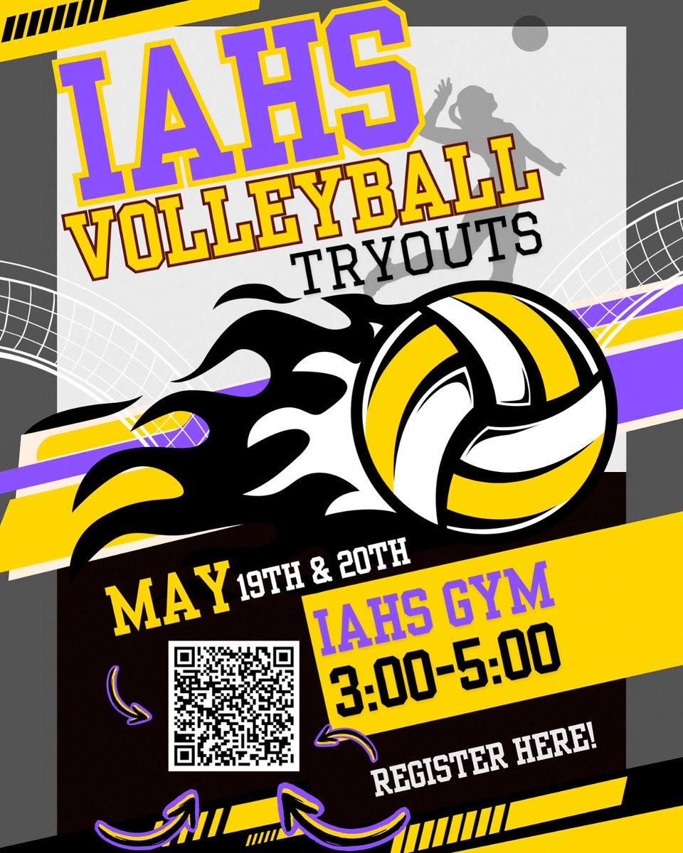 Due to weather, volleyball tryouts will end at 4:30 today instead of 5:00.