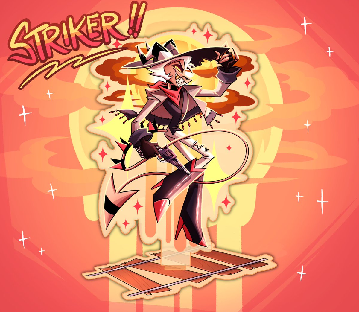 IM DOING MY FIRST STANDEE DROP:)!!!!!!! based on the most requested characters and some of my own bias lol. Link is below!!!

#HelluvaBossFanart #HazbinHotelFanart  #HazbinHotelVox #helluvabossstriker #HelluvaBossVerosika #agent1 #agent2