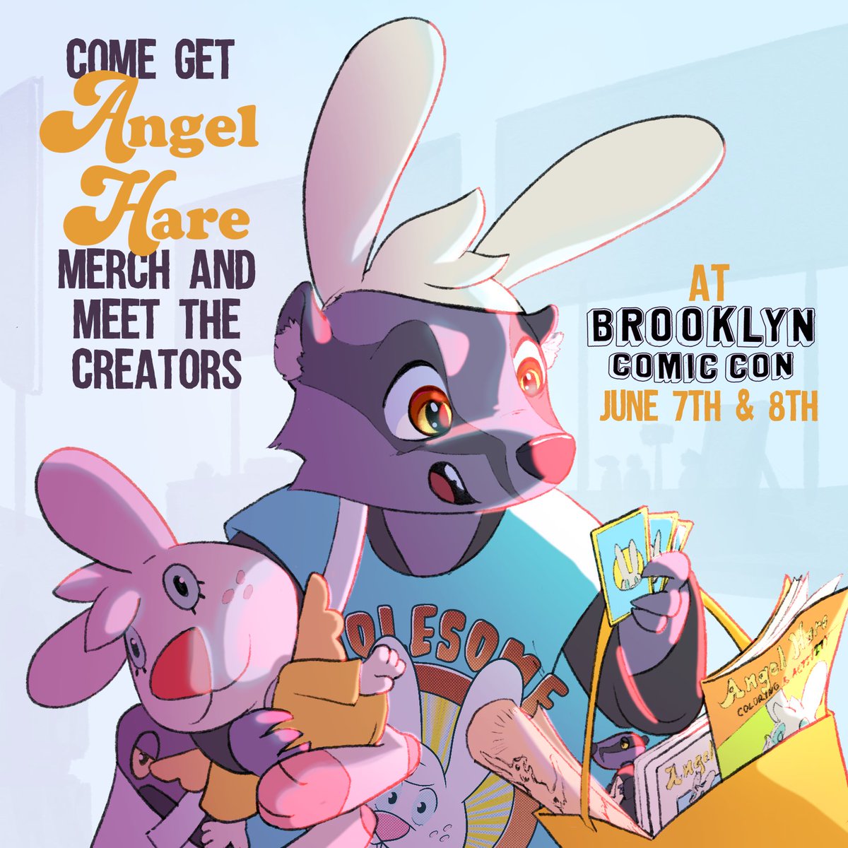 We're going to A CONVENTION!

There will be merch, a five foot cardboard Gabby standee who wants a picture with you, *and leftover plushies!*

June 7-8, Come say hi in NY!

bkcomiccon.com