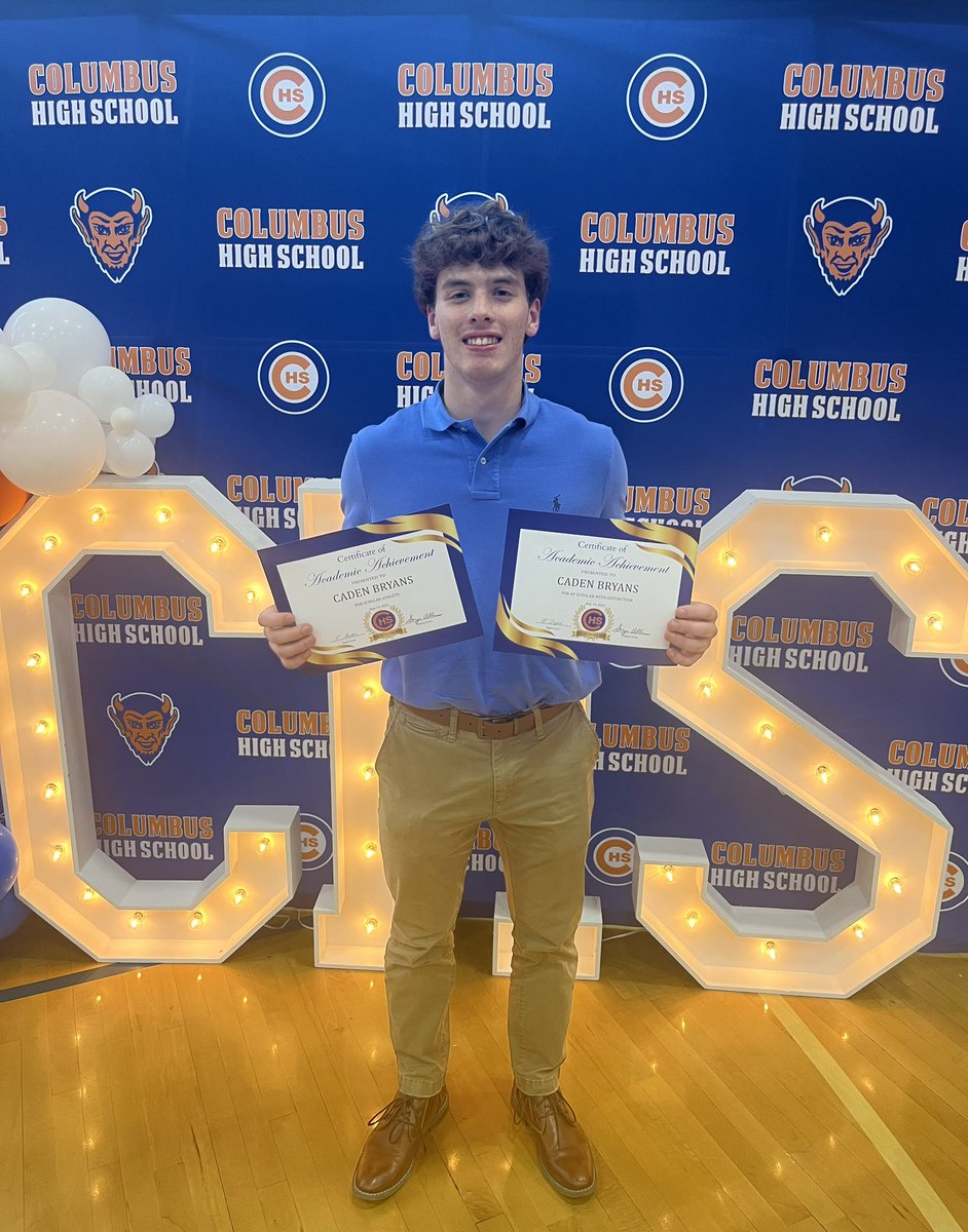 Blessed to be recognized as a Scholar Athlete and AP Scholar with Distinction at CHS Day of Distinction.