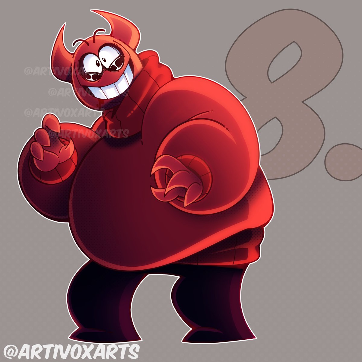 ArtivoxArts's tweet image. 🔪“Did you know that if you eat a human brain, you&apos;ll get a disease similar to mad cow?”🔪

#Artivox100Characters #bobvelseb #spookymonth