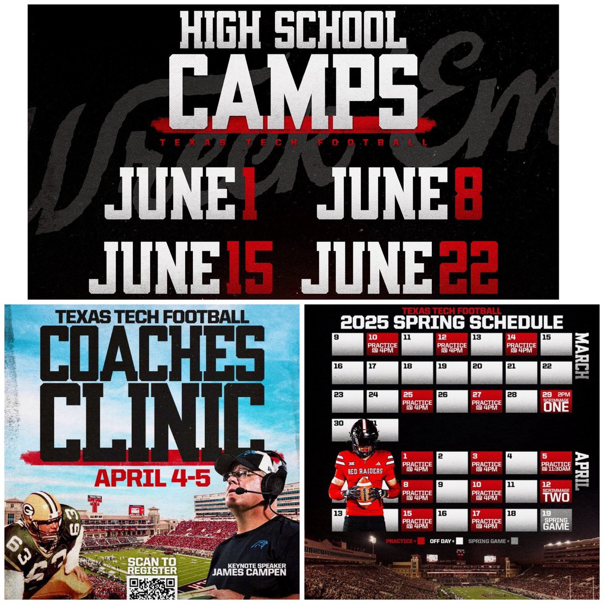 Thankyou for the camp invite!
<a href="/CoachAhYou/">C.j. Ah You</a> <a href="/JoeyMcGuireTTU/">Joey McGuire 🌵</a> <a href="/Coach_JD38/">J.D. Runnels jr.</a> <a href="/CoachGeorge5/">Tom George</a> <a href="/CoachManella/">QBi: Steve Manella</a> <a href="/PrepRedzoneOK/">Prep Redzone Oklahoma</a> 
<a href="/sixstarfootball/">Six Star Football | PLUS+</a>