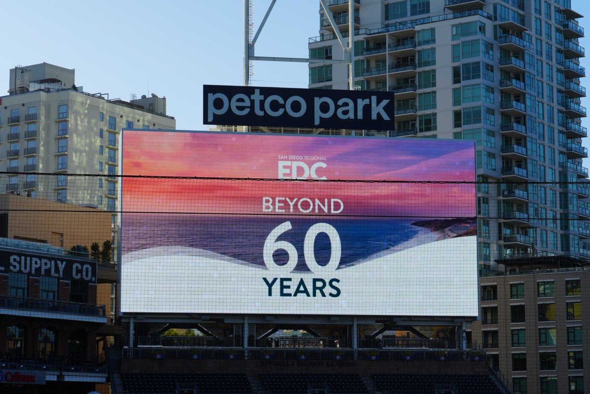 Our team had a fantastic time at EDC’s 2025 Annual Dinner at Petco Park.

We joined 900 local business and community leaders to celebrate San Diego’s growth and innovation on EDC’s 60th anniversary.

Thank you to San Diego Regional EDC and Point Loma Nazarene University!