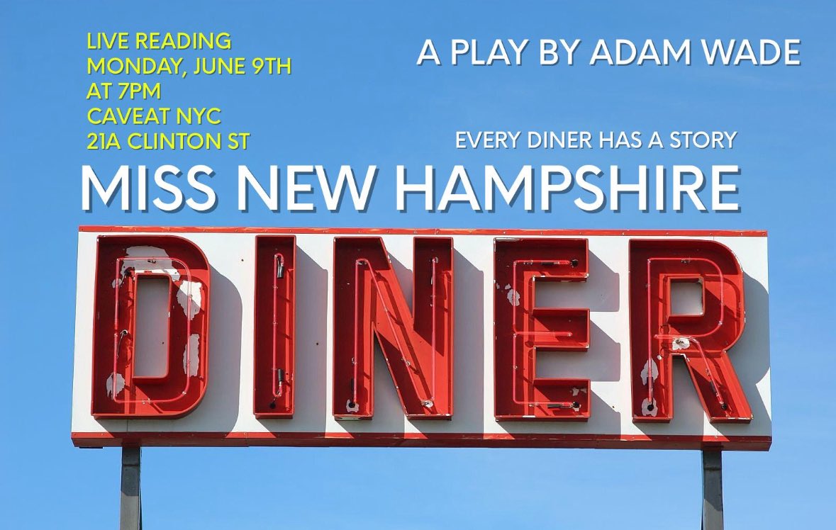 Big news! On June 9th, I’m bringing a deeply personal story to life at Caveat NYC—a play reading with an all-star cast about the moment I first believed I could leave New Hampshire and take on New York City.

Come for the laughs, stay for the feels.

caveat.nyc/events/adam-wa…