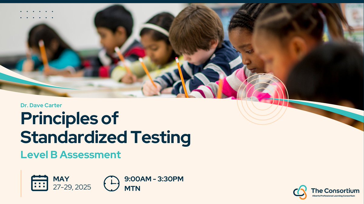 Understand the 3 levels of testing, how they differ, key principles &amp; the role of each level in assessment in this 3-day training with Dr. Dave Carter.

Learn more/register:  bit.ly/ERLC25IE010
#assessment #inclusiveEd
