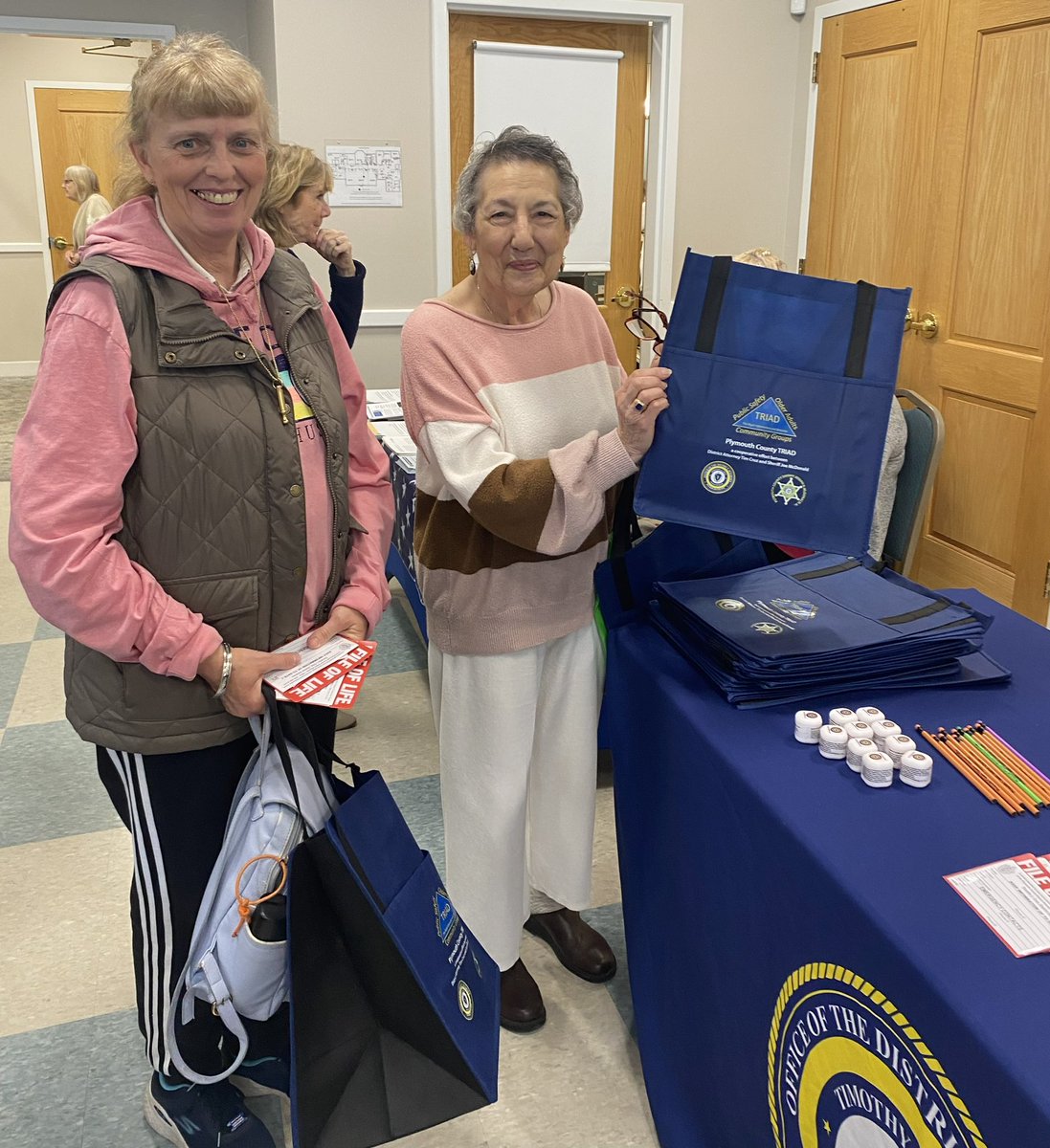 We participated in the 12th Annual Health Fair today at the Marshfield Council on Aging.