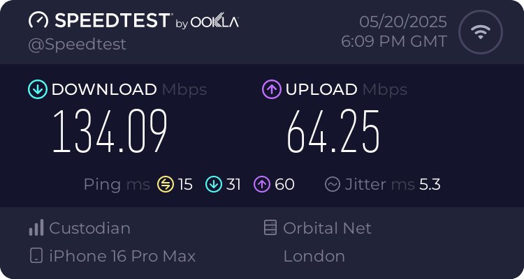 nicparkes's tweet photo. I mean it’s pretty good compared with the traditional telephony based one. 

Slower one: between Vauxhall and Clapham Junction
Faster one: Between Wimbledon and Raynes Park. https://t.co/VEoqoISCMK