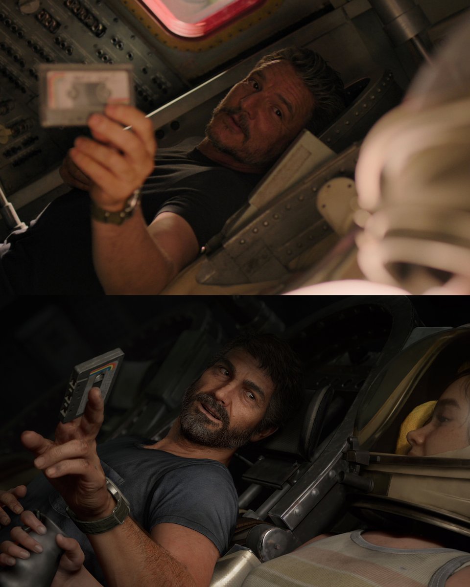streamonmax's tweet photo. From one screen to another. 🎮 📺 #TheLastOfUs https://t.co/ycqIKqCS95