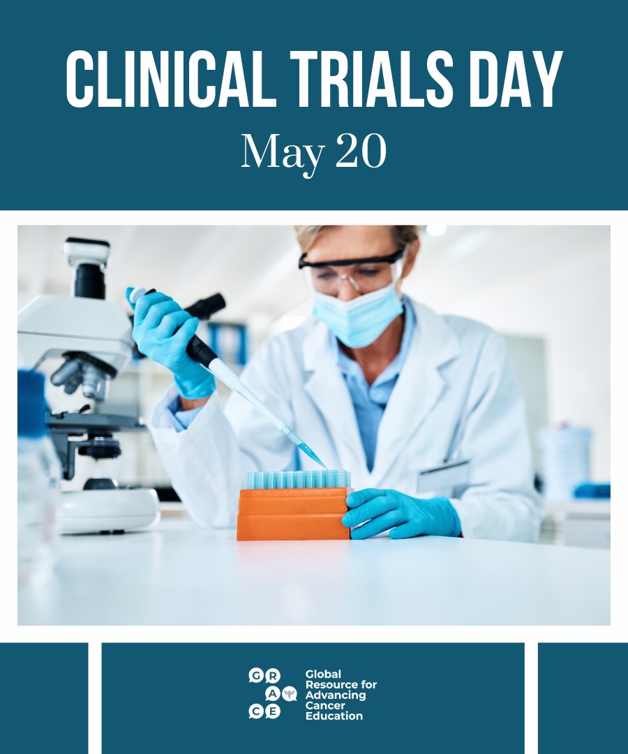 Today, we honor the vital role of clinical trials in advancing cancer treatment. These trials are driving breakthroughs and offering new hope.

Huge thanks to all researchers, healthcare heroes, and patients who make this critical work possible! Their dedication is key to shaping