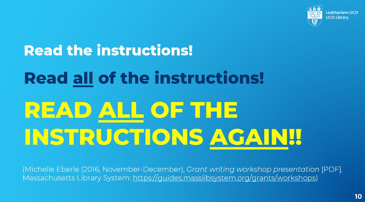 Did you forget to read something? 🤔 Marta makes a very good point that sometimes there's a part of the instructions in a grant instructions that you might have missed. #CDGASLWriting2025
