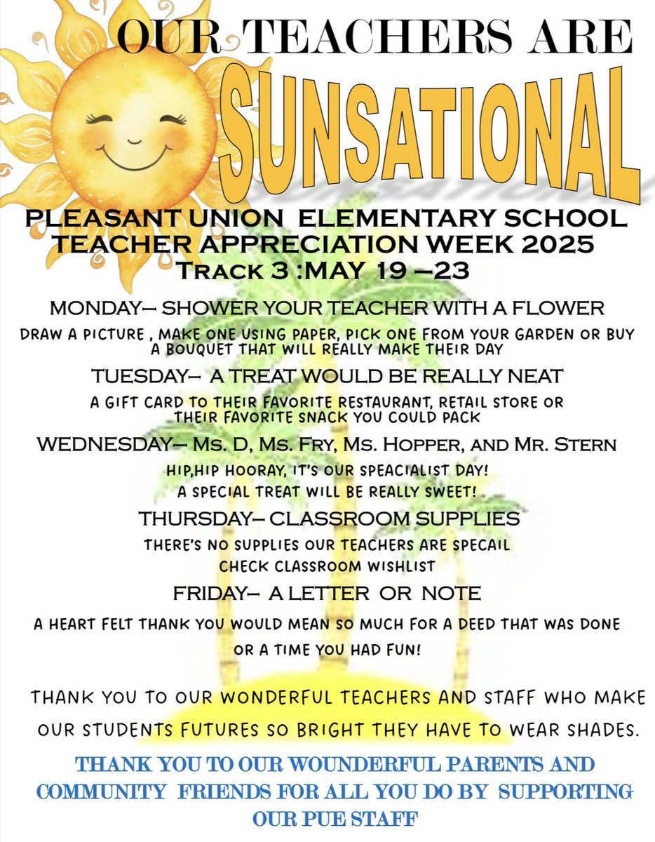 We are celebrating track 3 teachers this week! 🥳
#pueteacherappreciation
#pueteachersrock
#puerocks
#puepta