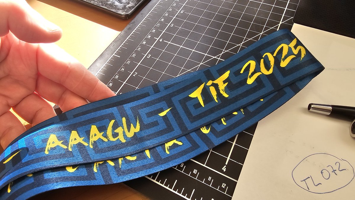 O tirante da <a href="/AAAGW/">glebs 🏆</a> para o tif 2025 ficou muito bonito. Vai ficar muito legal na minha sala