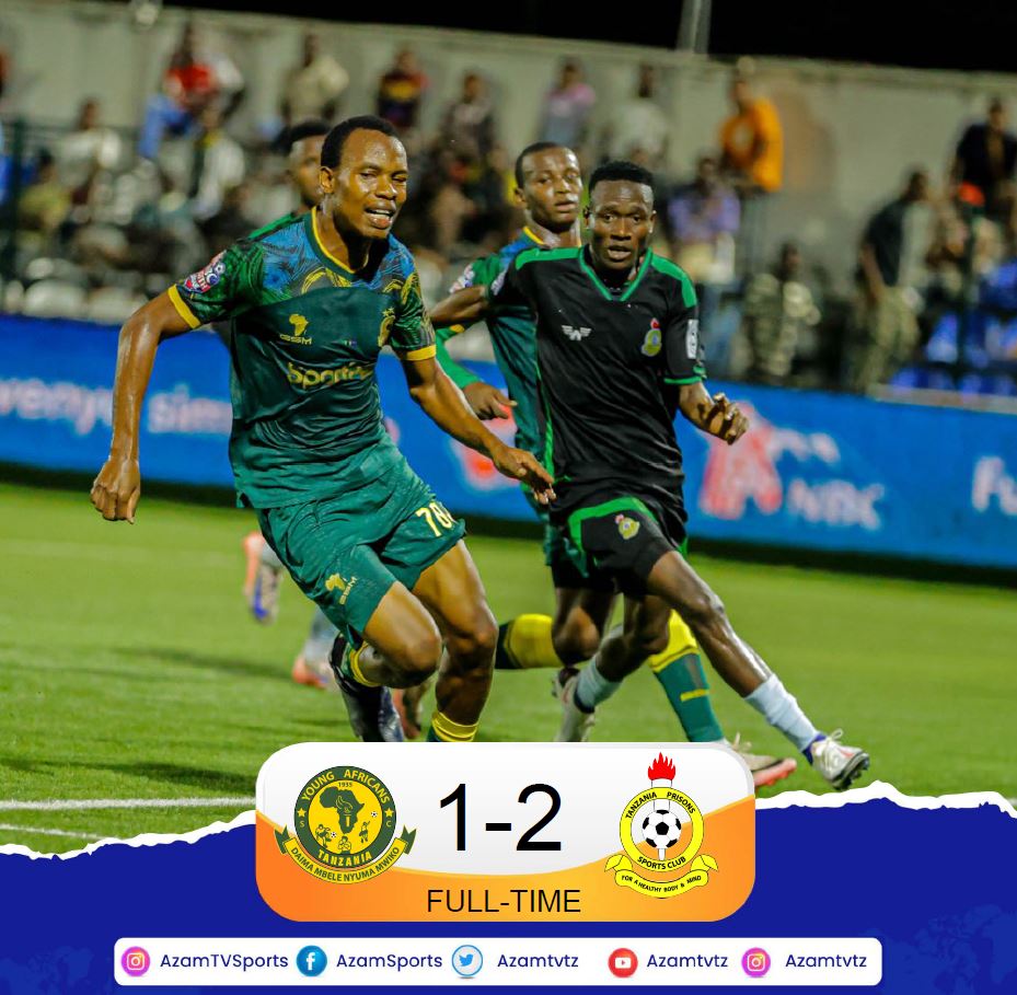 azamtvtz's tweet photo. #NBCYouthLeague Pointi tatu zimekwenda ‘gerezani’

FT: Yanga SC 1-2 Tanzania Prisons

Tukutane kesho LIVE #AzamSports1HD

#NBCU20YouthLeague #NBCYouthLeagueFinals #LigiKuuYaVijanaU20 #U20PL #NBCYL #NBCYouthLeague #YangaU20 #TanzaniaPrisonsU20 #YangaPrisonsU20 

@Tanfootball https://t.co/om192hF8a5