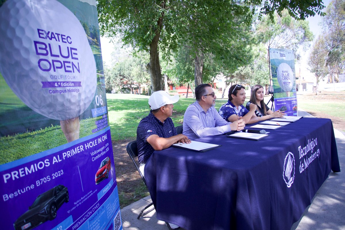 📢 ¡EXATEC Blue Open 2025! Hoy anunciamos en conferencia de prensa la 3ª edición local de este torneo con causa, que se llevará a cabo el próximo 6 de junio en el Club de Golf Pachuca. ⛳🏌️‍♂️

🎟️ Preventa disponible hasta el 23 de mayo
📌 Regístrate aquí: spr.ly/6011NQETW