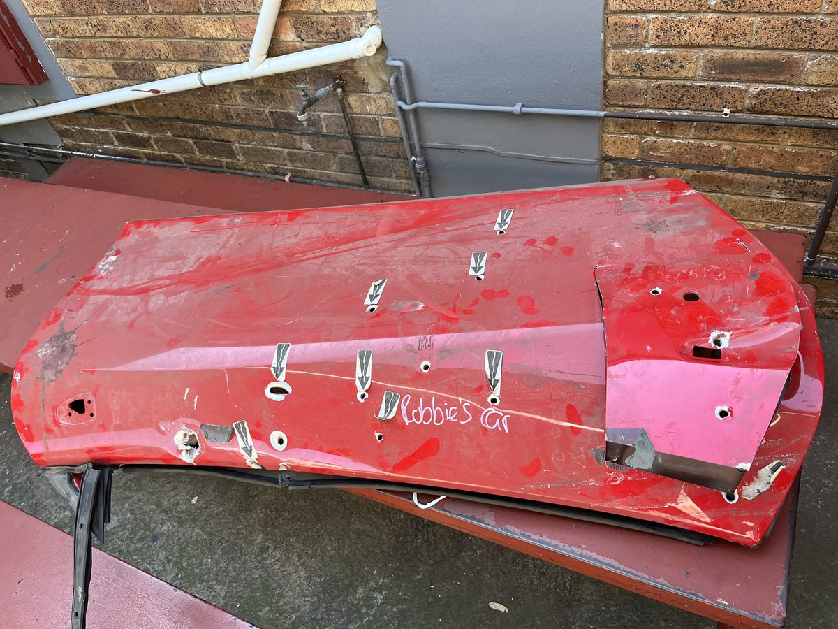 Anyone in the market for a Ferrari 458 door. Slightly used, only has a few bullet holes in it. Should easily buff out. Please send offers