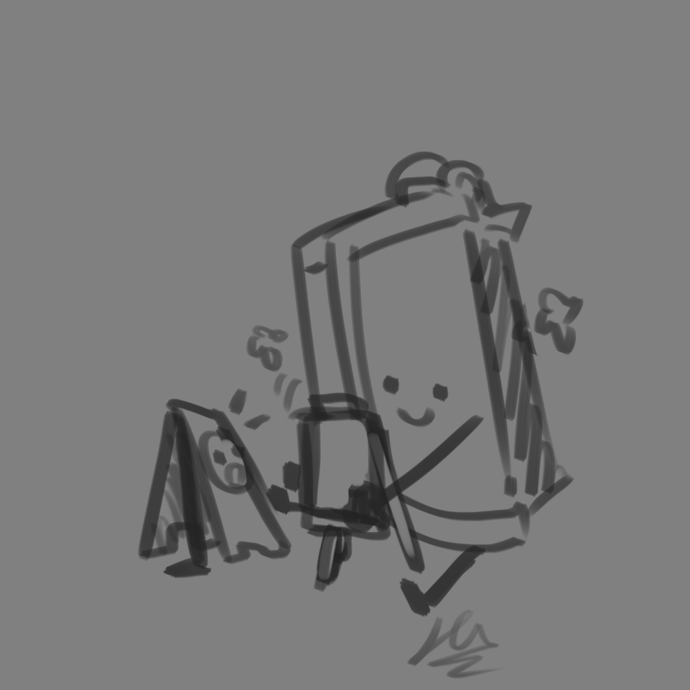 ks_causeyes's tweet photo. a tiny doodles I drawn for one of my camp's alliance (which sadly kinda dead now,, smh) but hey it was a very wholesome moment 🥹

[Every oc are belong to their rightful owner, the only oc of mine here is Planner]
#osc #ocfanart #osccamp https://t.co/iIhWRa5TbM