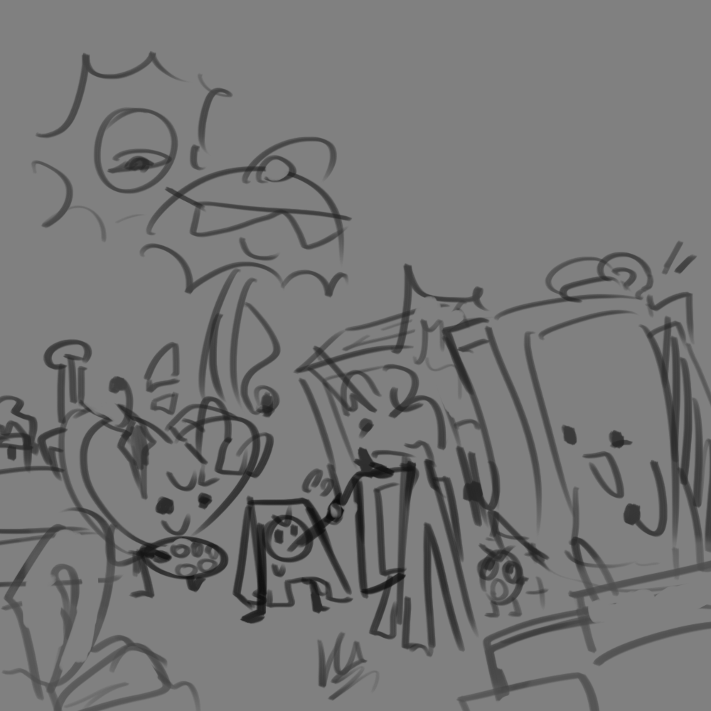 ks_causeyes's tweet photo. a tiny doodles I drawn for one of my camp's alliance (which sadly kinda dead now,, smh) but hey it was a very wholesome moment 🥹

[Every oc are belong to their rightful owner, the only oc of mine here is Planner]
#osc #ocfanart #osccamp https://t.co/iIhWRa5TbM