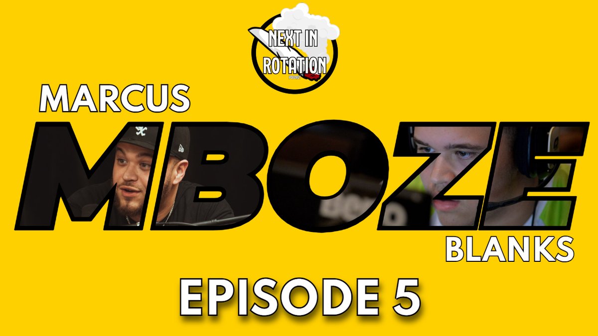 Next In Rotation🍃💨 (@nextinrotationn) on Twitter photo Next In Rotation:
Marcus "MBOZE" BLANKS (<a href="/BoZe/">OpTic MBoZe</a>)
EPISODE #5
📅May 27th
📺youtube.com/@NextInRotation
🔴twitch.tv/NextInRotation Next In Rotation:
Marcus "MBOZE" BLANKS (<a href="/BoZe/">OpTic MBoZe</a>)
EPISODE #5
📅May 27th
📺youtube.com/@NextInRotation
🔴twitch.tv/NextInRotation