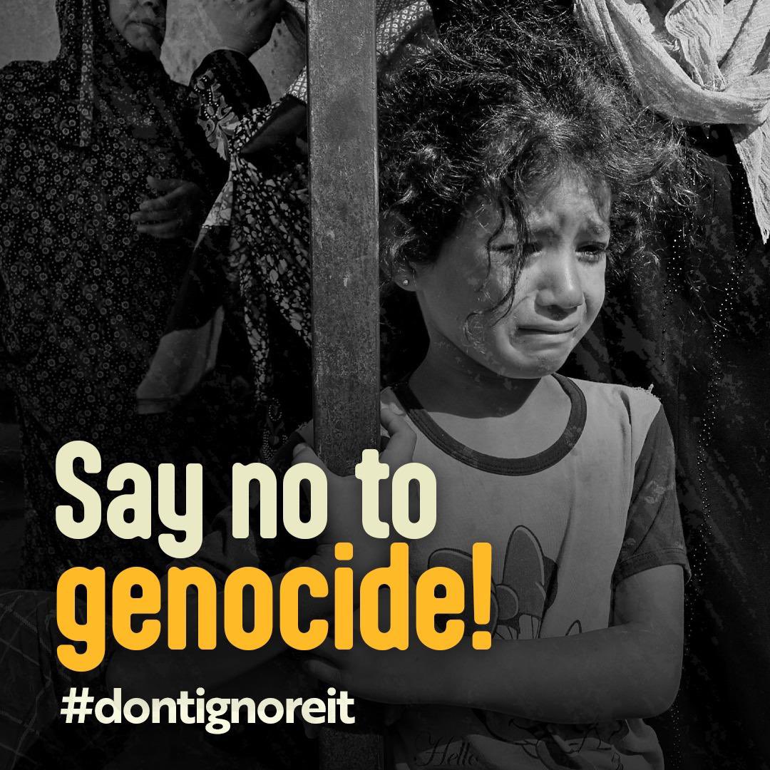Say no to genocide !
#GözYumma