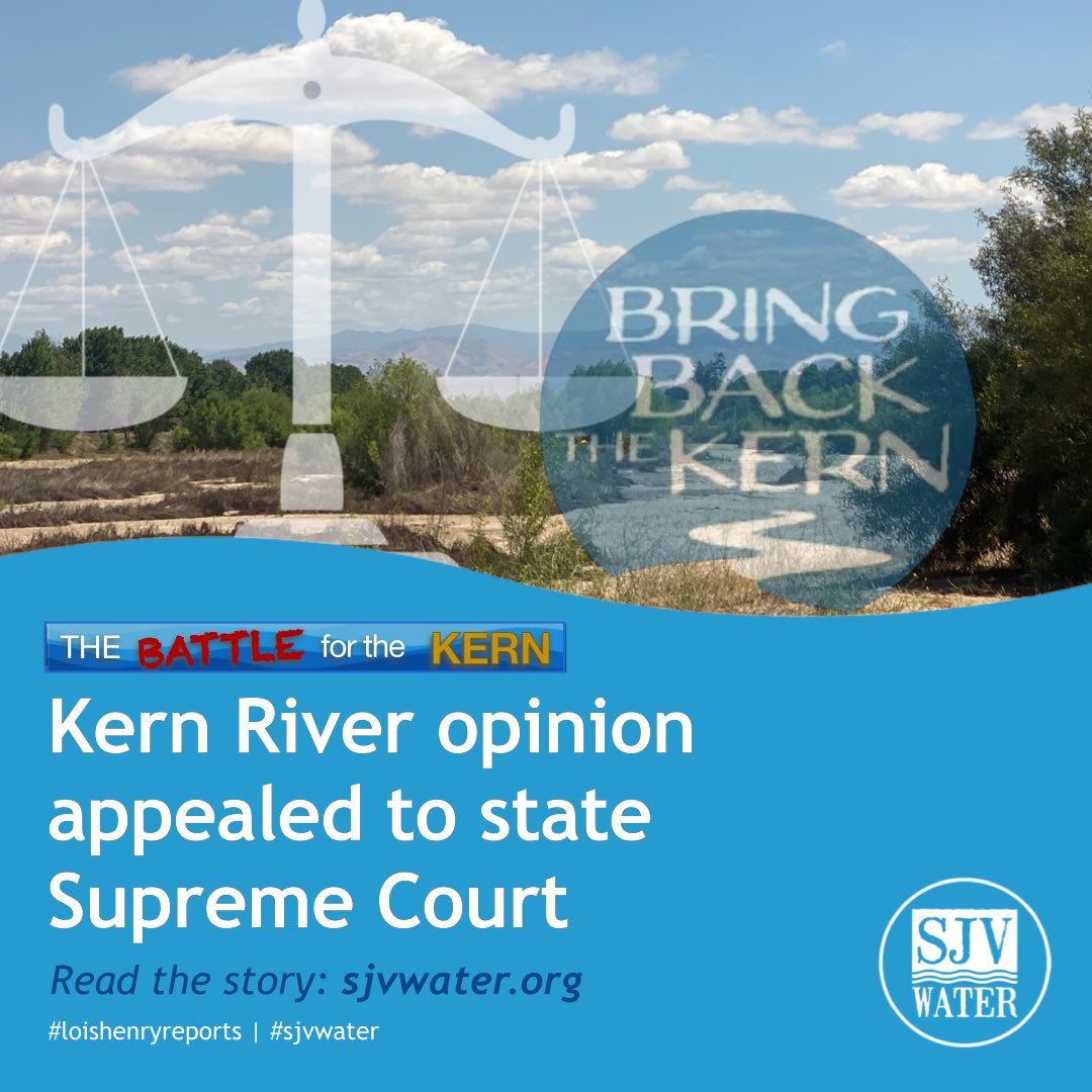 SJVWater's tweet image. Read the story: sjvwater.org #bringbackthekern #kernriver #kerncounty #loishenryreports #sjvwater