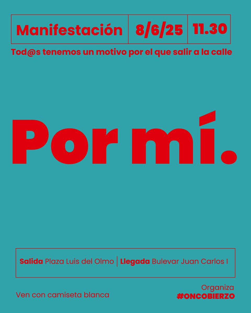 Por que nada es más urgente, más justo y necesario que alzar la voz #POR_MI y todos los #POR_MI que más importan, mi madre, mi hijo, mi hermano, y sobre todo y todos... MI VIDA!!!  #Hospital_Bierzo #oncologia #oncobierzo