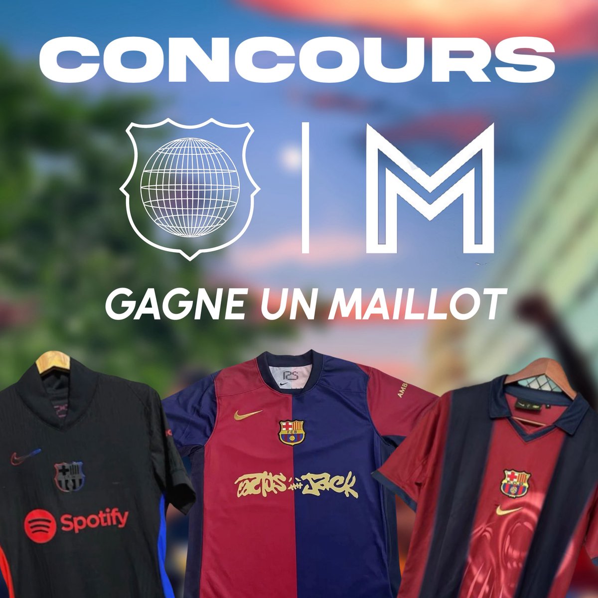 SphereBarca's tweet photo. 🚨| 𝑪𝑶𝑵𝑪𝑶𝑼𝑹𝑺 |🚨

𝗚𝗔𝗚𝗡𝗘 𝗟𝗘 𝗠𝗔𝗜𝗟𝗟𝗢𝗧 𝗗𝗨 𝗕𝗔𝗥𝗖̧𝗔 𝗗𝗘 𝗧𝗢𝗡 𝗖𝗛𝗢𝗜𝗫 offert par @SphereBarca et @__MaxMaillots !

Les conditions sont les suivantes : 
- être abonné ✅
- like et RT le post ❤️
- @ un ami 🫱🏻‍🫲🏼

Bonne chance à tous !

La date du tirage sera dévoilée dans quelques jours.
