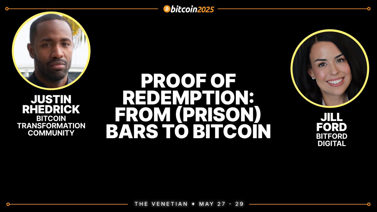 Justin Rhedrick (@bitcoin_vegan) on Twitter photo From these old photos of our incarceration to where we are now... what a journey.
Want to hear howย Bitcoin transformed our livesย after prison?
Join us <a href="/TheBitcoinConf/">The Bitcoin Conference</a> on theย Genesis Stage, Wednesday, May 28th at 10:30 AM!
#PrisonReform #Bitcoin #FromBarsToBitcoin From these old photos of our incarceration to where we are now... what a journey.
Want to hear howย Bitcoin transformed our livesย after prison?
Join us <a href="/TheBitcoinConf/">The Bitcoin Conference</a> on theย Genesis Stage, Wednesday, May 28th at 10:30 AM!
#PrisonReform #Bitcoin #FromBarsToBitcoin