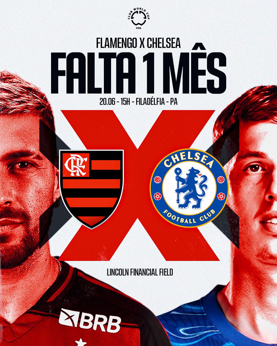 Flamengo (@flamengo) on Twitter photo Falta pouco, Nação!
Mês que vem tem jogão no Mundial de Clubes FIFA. A Maior Torcida do Mundo estará presente na Filadélfia para apoiar o Mengão em busca de pintar o planeta de vermelho e preto mais uma vez.
Pra cima deles, Flamengo!
#FIFACWC <a href="/FIFACWC/">FIFA Club World Cup</a> #TakeItToTheWorld Falta pouco, Nação!
Mês que vem tem jogão no Mundial de Clubes FIFA. A Maior Torcida do Mundo estará presente na Filadélfia para apoiar o Mengão em busca de pintar o planeta de vermelho e preto mais uma vez.
Pra cima deles, Flamengo!
#FIFACWC <a href="/FIFACWC/">FIFA Club World Cup</a> #TakeItToTheWorld