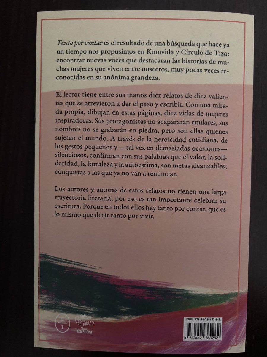 M.ª Isabel de Vicente-Yagüe Jara (@isabelvyague) on Twitter photo “Nunca es tarde” 📚
Hoy ha llegado a mi mesa:
💜Tanto por contar💜 de <a href="/CirculoDeTizaES/">CirculoDeTiza</a>
¡Muchas gracias!
circulodetiza.es/libros/tanto-p… “Nunca es tarde” 📚
Hoy ha llegado a mi mesa:
💜Tanto por contar💜 de <a href="/CirculoDeTizaES/">CirculoDeTiza</a>
¡Muchas gracias!
circulodetiza.es/libros/tanto-p…