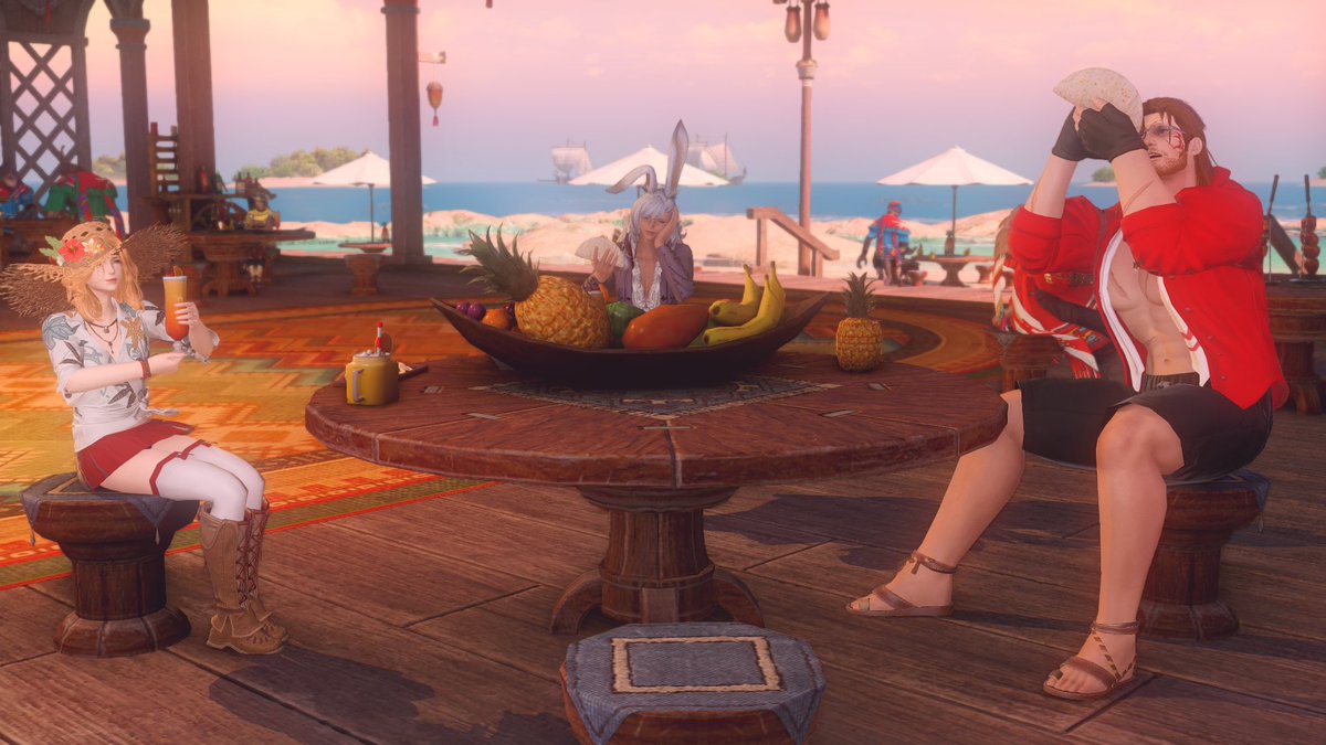 HaldbyrmIchiban's tweet image. #FF14 #GPOSERS #ffxivpolyamoryweek2025 #Haldbyrm #Arya #Lyna
Day 3 - Cooking "Recepies of the new World"