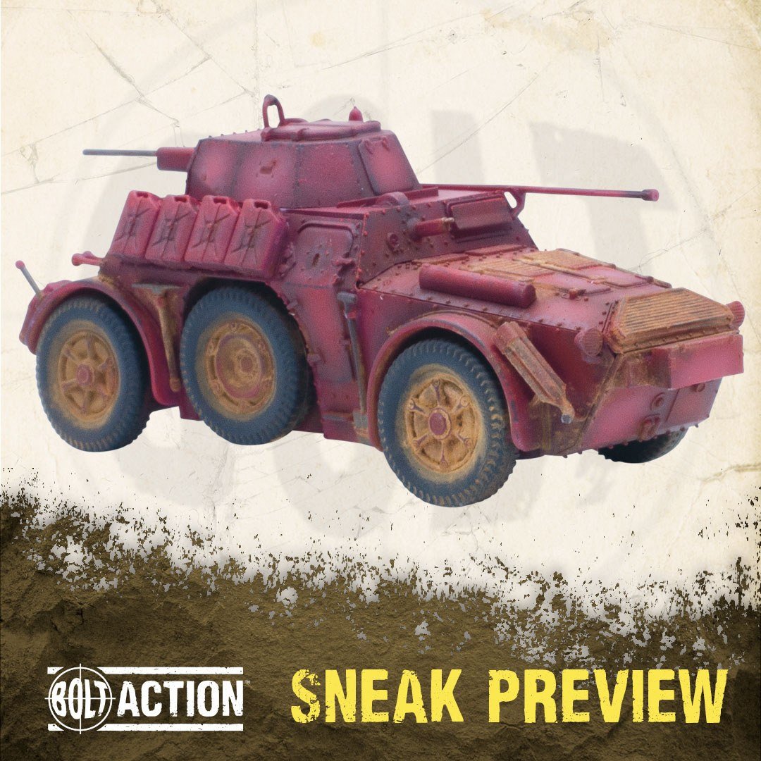 Junto con el nuevo camión Studebaker, el 15 de junio lanzaremos el nuevo kit de plástico de Autoblinda AB41/43 para el ejército italiano, alemán (capturado) y partisano italiano.

#warlordgames #warlordgamesspain #boltaction #boltactionminiatures #lanzamiento #miniaturas #hobby