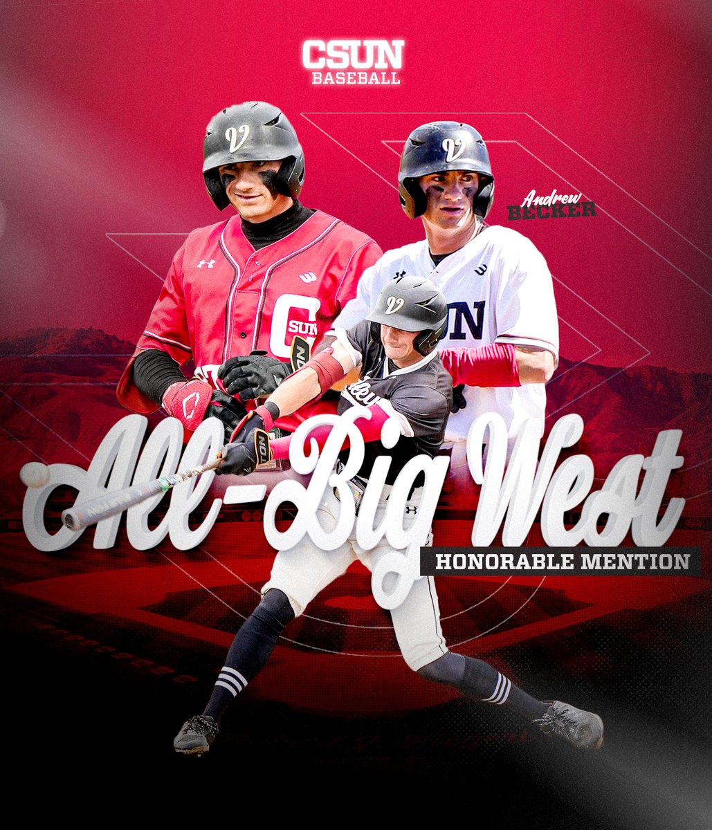 CSUN Matadors (@gomatadors) on Twitter photo ๐๐ฅ๐ฅ-๐๐ข๐ ๐๐๐ฌ๐ญ โพ๏ธ
<a href="/CSUNBaseball/">CSUN Baseball</a>'s Roberto Gonzalez and Kyle Panganiban earn Second Team honors, while Andrew Becker is placed on Honorable Mention.
#GoMatadors x <a href="/BigWestSports/">The Big West</a> ๐๐ฅ๐ฅ-๐๐ข๐ ๐๐๐ฌ๐ญ โพ๏ธ
<a href="/CSUNBaseball/">CSUN Baseball</a>'s Roberto Gonzalez and Kyle Panganiban earn Second Team honors, while Andrew Becker is placed on Honorable Mention.
#GoMatadors x <a href="/BigWestSports/">The Big West</a>
