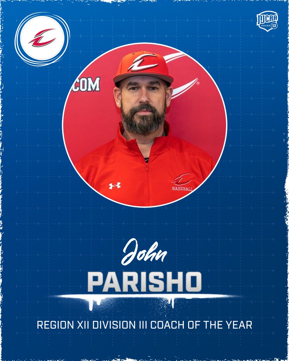 NJCAA Region 12 (@njcaaregion12) on Twitter photo Region XII Division III Coach of the Year ⚾️
<a href="/OwensexpressBB/">Owens Baseball 🚂</a> head coach John Parisho earned Region XII Division III Coach of the Year honors after the Express captured the 2025 Region XII DIII title!
Congrats! Region XII Division III Coach of the Year ⚾️
<a href="/OwensexpressBB/">Owens Baseball 🚂</a> head coach John Parisho earned Region XII Division III Coach of the Year honors after the Express captured the 2025 Region XII DIII title!
Congrats!
