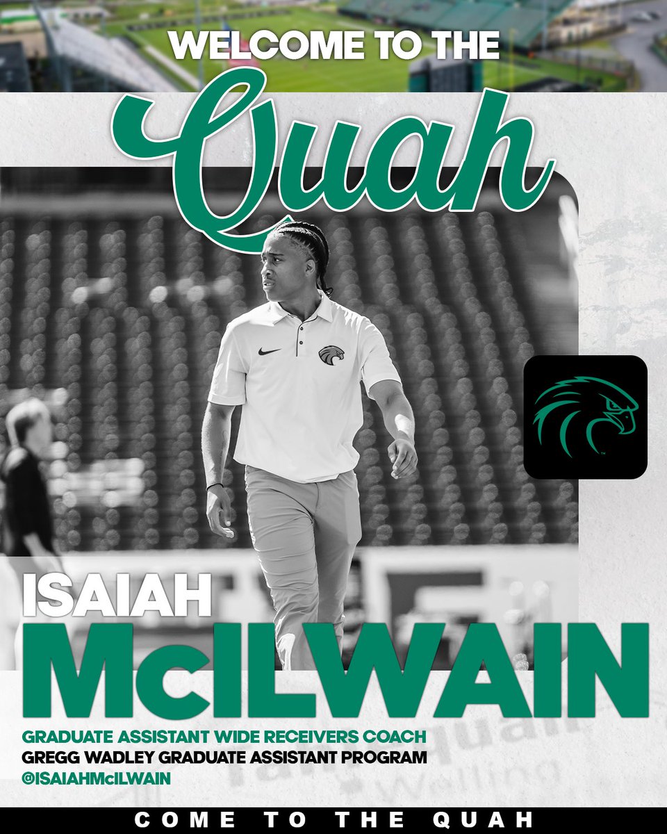 Darrin Chiaverini (@coachchev6) on Twitter photo Isaiah Mcilwain is joining the <a href="/NSU_Football/">Northeastern State Football</a> Staff as a Graduate Assistant Coach, working with our Wide Receivers. Coach Mcilwain has spent the last 2 seasons as a student assistant <a href="/ECUPiratesFB/">ECU Football</a>. The North Carolina Native is part of the Gregg Wadley Graduate Assistant Program. Isaiah Mcilwain is joining the <a href="/NSU_Football/">Northeastern State Football</a> Staff as a Graduate Assistant Coach, working with our Wide Receivers. Coach Mcilwain has spent the last 2 seasons as a student assistant <a href="/ECUPiratesFB/">ECU Football</a>. The North Carolina Native is part of the Gregg Wadley Graduate Assistant Program.