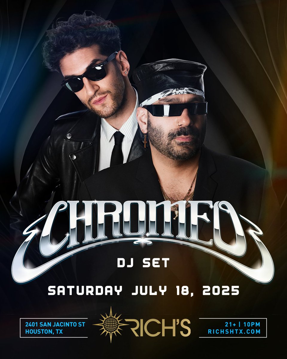 Chromeo's tweet image. And speaking of DJ sets...

bit.ly/HoustonDJ